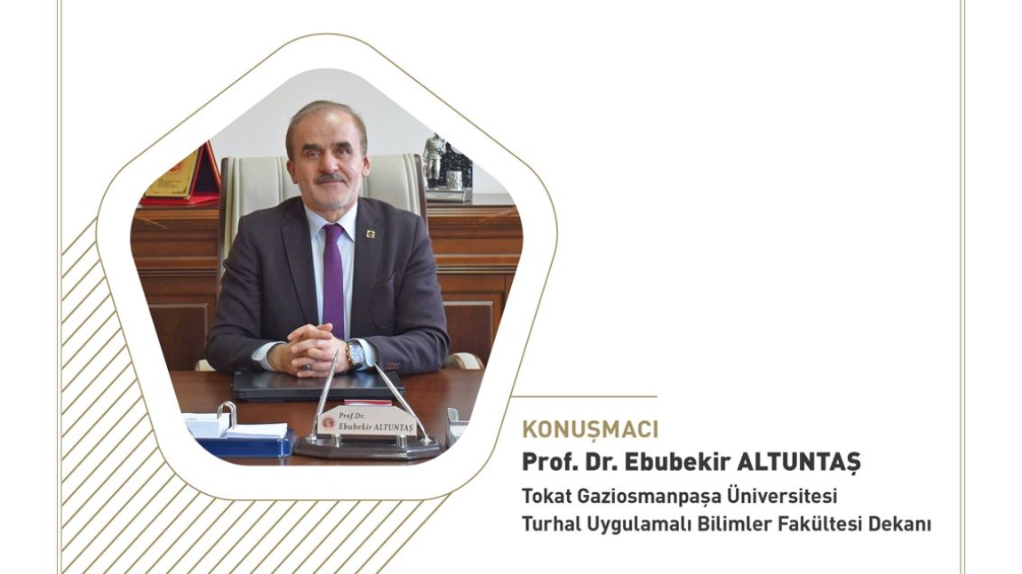 Açılış Dersimizi Prof. Dr. Ebubekir ATUNTAŞ Yapacak